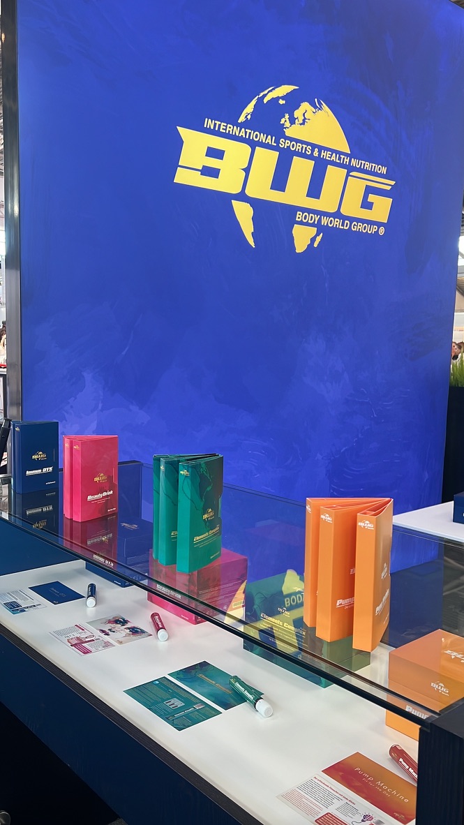 BWG Health Produkte am Messestand